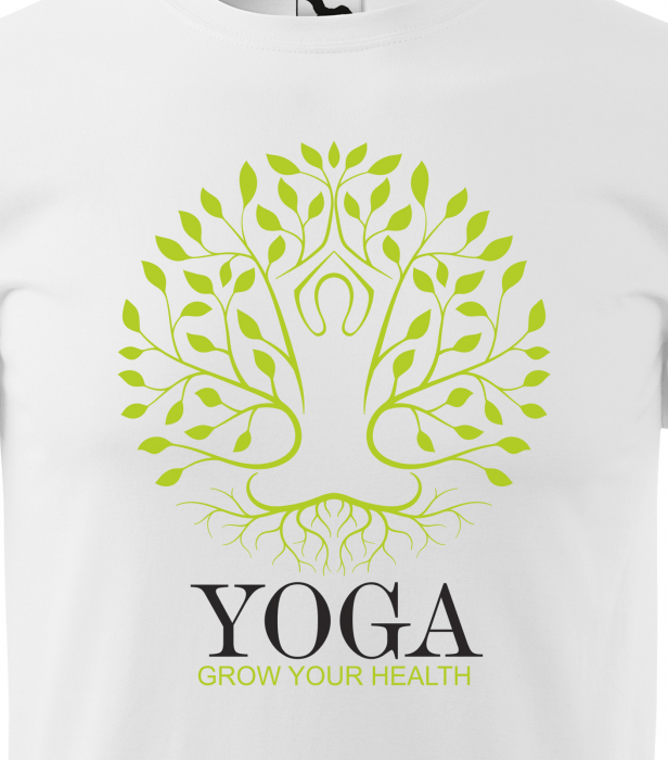 Tricou dama, idee de cadou, pentru pasionatii de yoga, Grow Your Health [2]