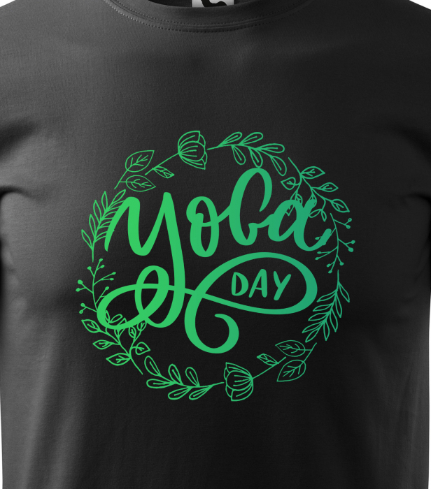 Tricou dama, idee de cadou, pentru pasionatii de yoga, My Yoga Day [2]
