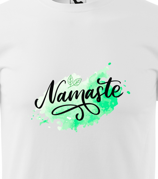 Tricou dama, idee de cadou, pentru pasionatii de yoga, Namaste [2]