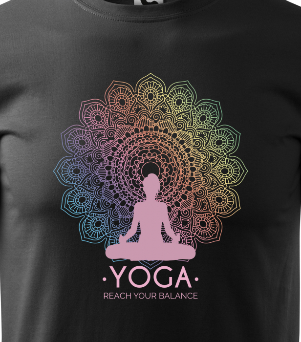 Tricou dama, idee de cadou, pentru pasionatii de yoga, Reach Your Balance [2]