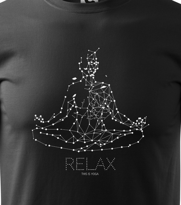 Tricou dama, idee de cadou, pentru pasionatii de yoga, Relax This is Yoga [2]