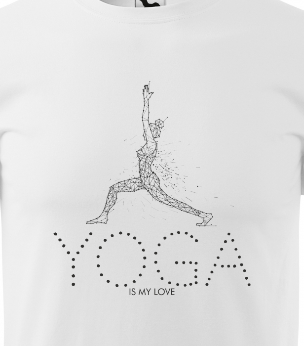 Tricou dama, idee de cadou, pentru pasionatii de yoga, Yoga is my Love [2]