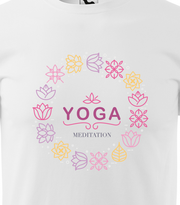 Tricou dama, idee de cadou, pentru pasionatii de yoga, Yoga Meditation [2]