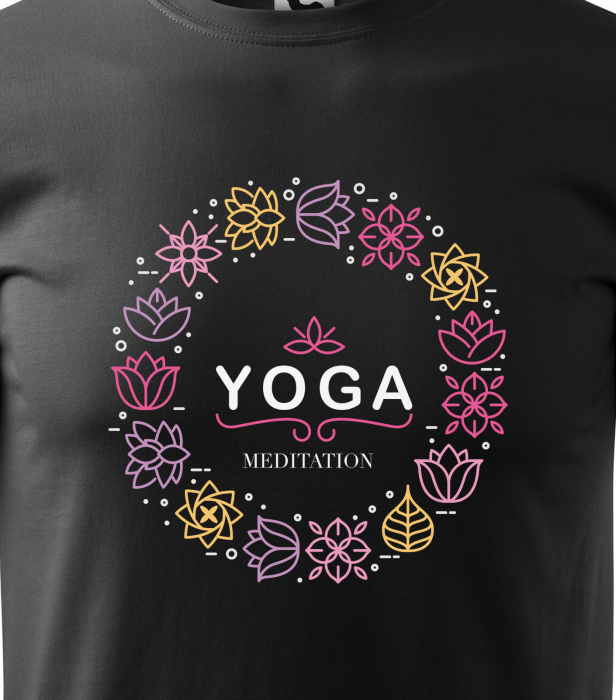 Tricou dama, idee de cadou, pentru pasionatii de yoga, Yoga Meditation [2]