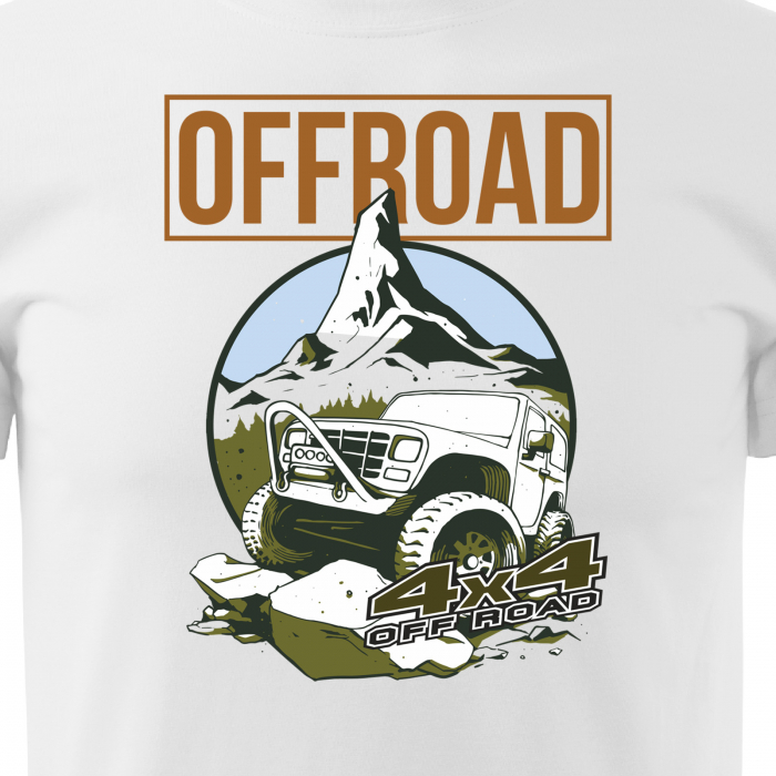 Tricou, idee de cadou, pentru cei pasionati de offroad, 4x4 Offroad Car [2]