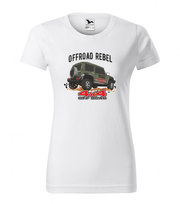 Tricou, idee de cadou, pentru cei pasionati de offroad, 4x4 Offroad Rebel [1]