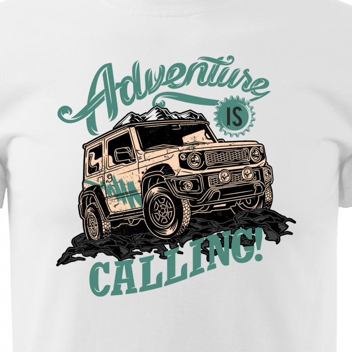 Tricou, idee de cadou, pentru cei pasionati de offroad, Adventure is Calling You [2]