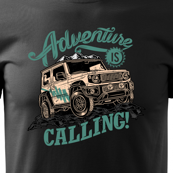 Tricou, idee de cadou, pentru cei pasionati de offroad, Adventure is Calling You [2]