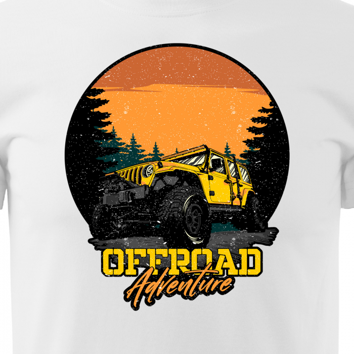 Tricou, idee de cadou, pentru cei pasionati de offroad, Adventure. Offroad [2]