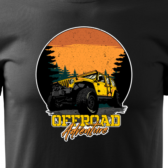 Tricou, idee de cadou, pentru cei pasionati de offroad, Adventure. Offroad [2]