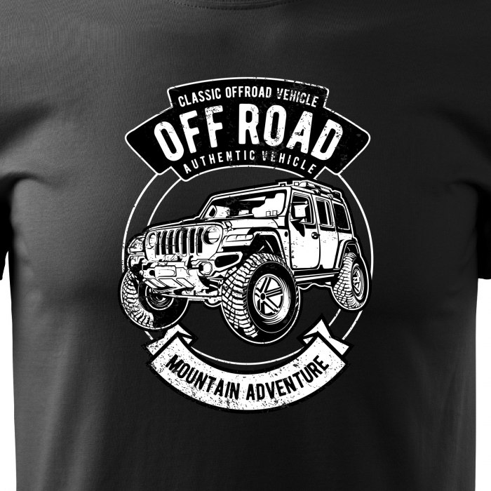 Tricou, idee de cadou, pentru cei pasionati de offroad, Classic Offroad Vehicle [2]