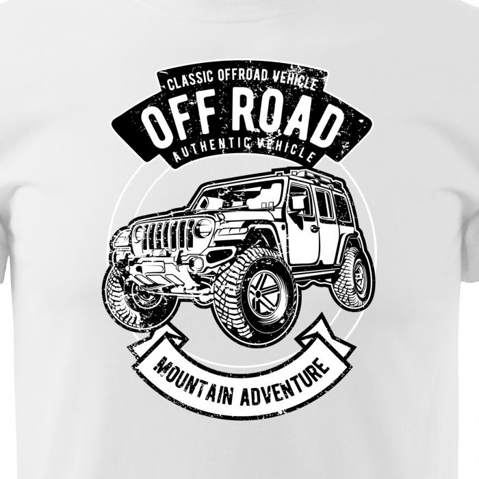 Tricou, idee de cadou, pentru cei pasionati de offroad, Classic Offroad Vehicle [2]