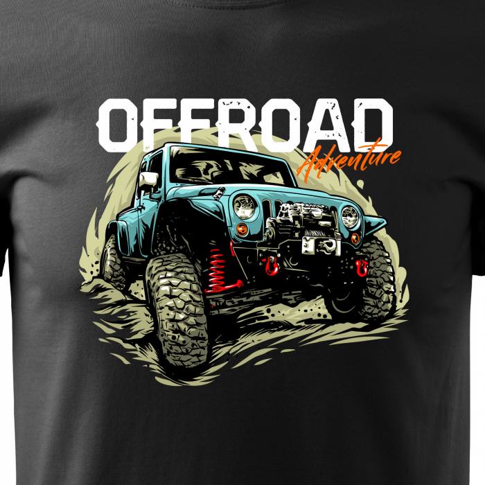 Tricou, idee de cadou, pentru cei pasionati de offroad, Dirt Adventure. Offroad [2]