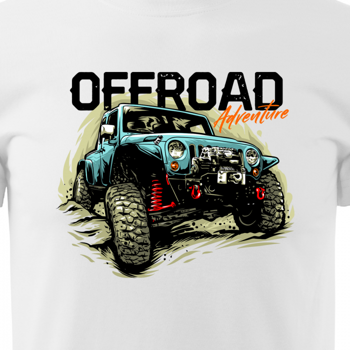 Tricou, idee de cadou, pentru cei pasionati de offroad, Dirt Adventure. Offroad [2]