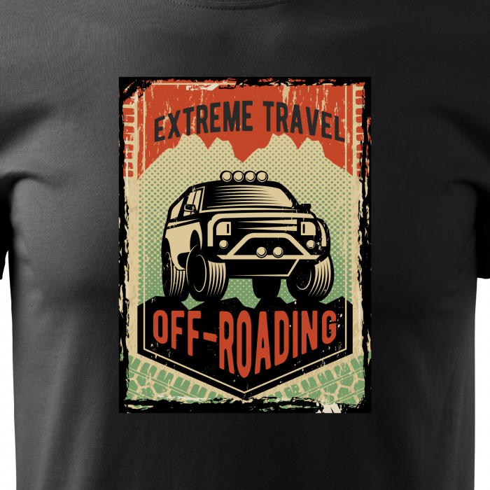 Tricou, idee de cadou, pentru cei pasionati de offroad, Extreme Travel. Off-Roading [2]