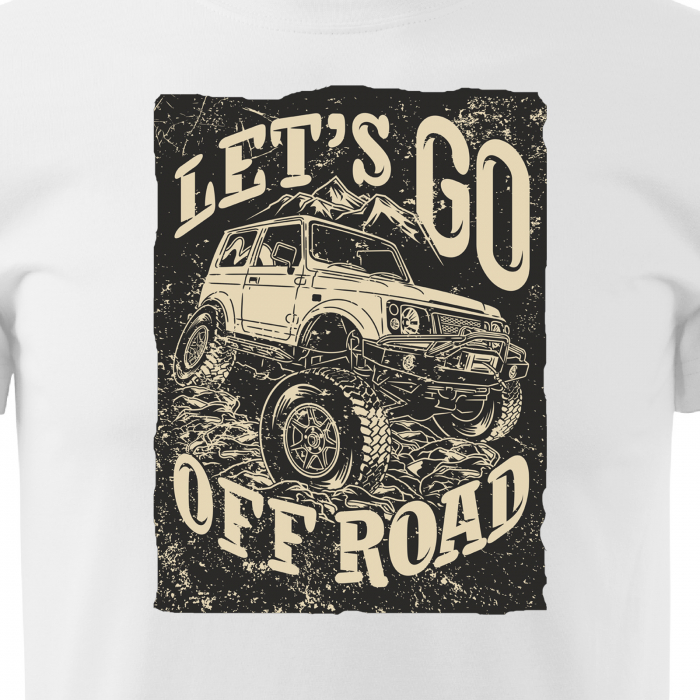 Tricou, idee de cadou, pentru cei pasionati de offroad, Lets go Offroad [2]