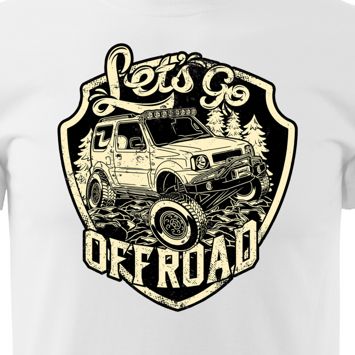 Tricou, idee de cadou, pentru cei pasionati de offroad, Lets Go Offroad [2]