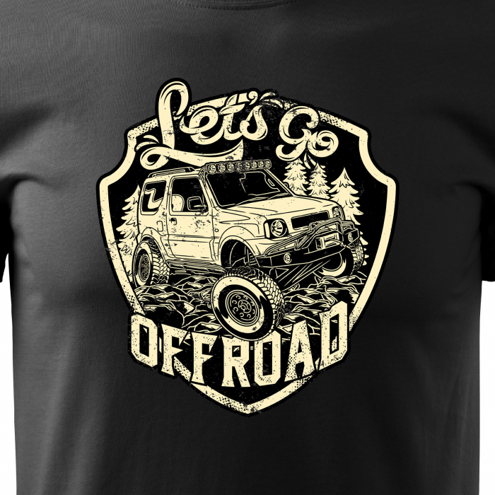 Tricou, idee de cadou, pentru cei pasionati de offroad, Lets Go Offroad [2]