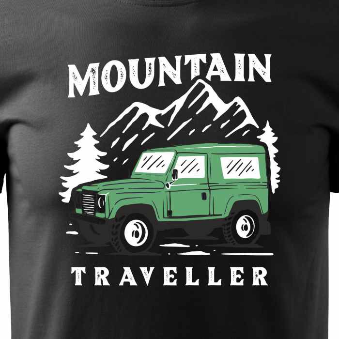 Tricou, idee de cadou, pentru cei pasionati de offroad, Mountain Traveler [2]