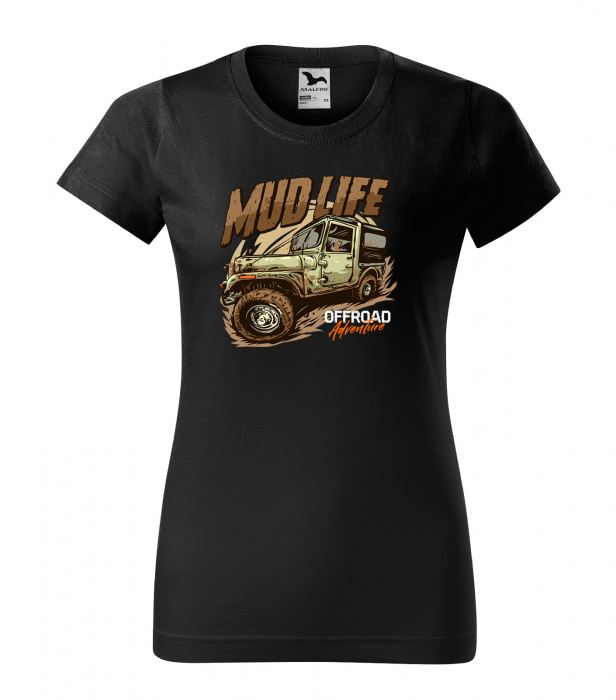 Tricou, idee de cadou, pentru cei pasionati de offroad, Mud Life. Offroad Adventure [1]