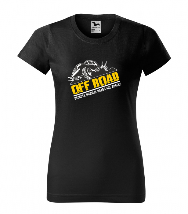 Tricou, idee de cadou, pentru cei pasionati de offroad, Normal Roads are Boring [1]