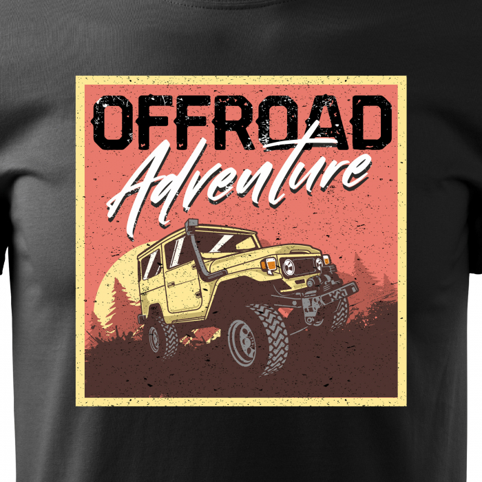 Tricou, idee de cadou, pentru cei pasionati de offroad, Off-Road Adventure Truck [2]