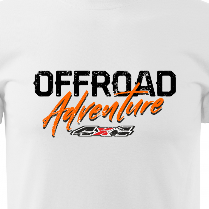 Tricou, idee de cadou, pentru cei pasionati de offroad, Real 4x4 OFFROAD Adventure [2]