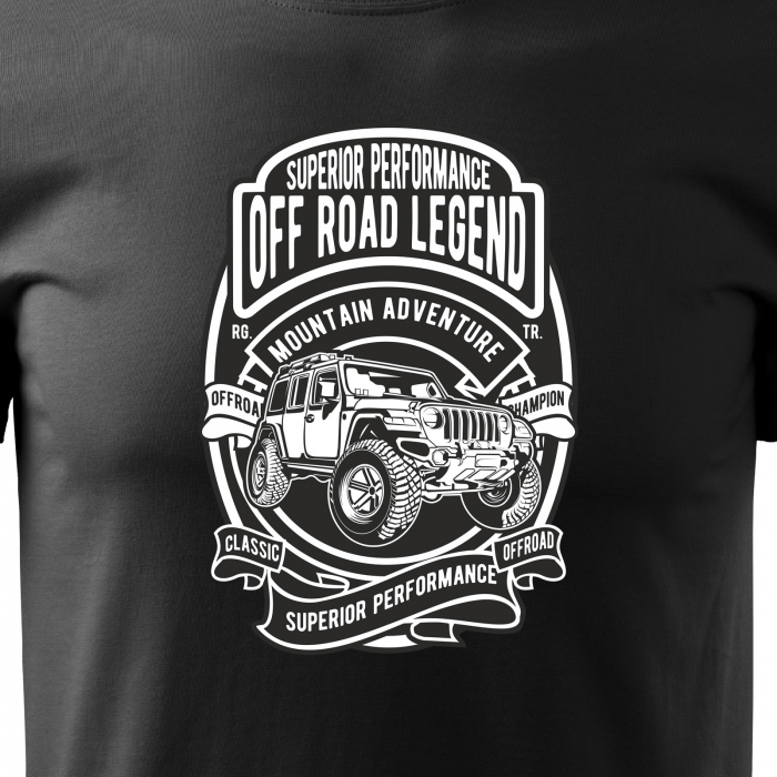 Tricou, idee de cadou, pentru cei pasionati de offroad, Superior Performance. Offroad Legend [2]
