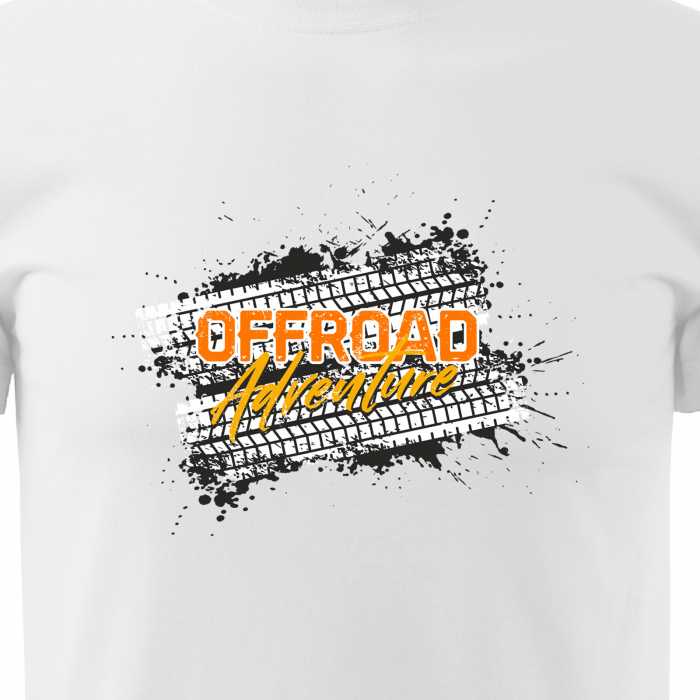 Tricou, idee de cadou, pentru cei pasionati de offroad, Tire Marks. Offroad Adventure [2]