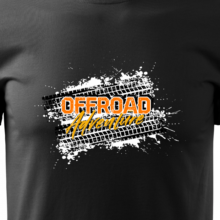 Tricou, idee de cadou, pentru cei pasionati de offroad, Tire Marks. Offroad Adventure [2]
