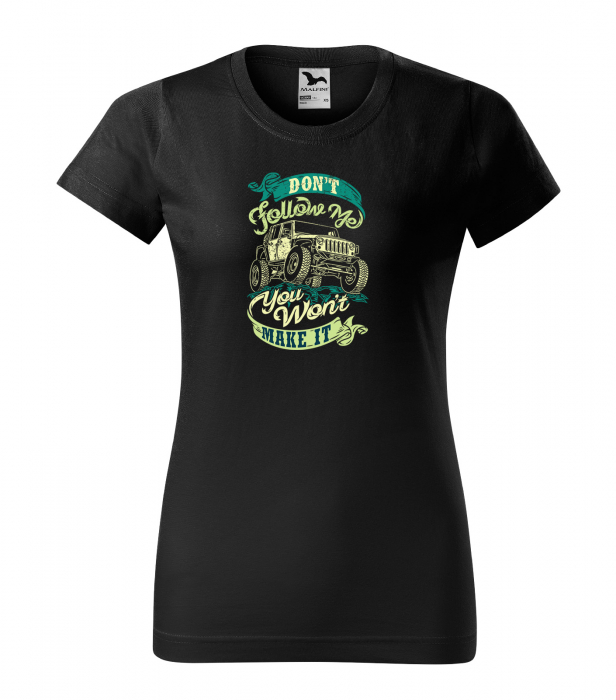 Tricou, idee de cadou, pentru cei pasionati de offroad, You Should Not Follow Me [1]