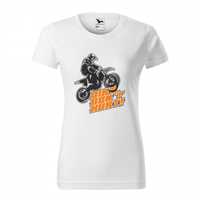 Tricou, idee de cadou, pentru motociclisti de enduro motocross, Dirt Doesnt Hurt [3]