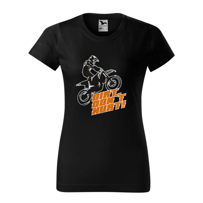 Tricou, idee de cadou, pentru motociclisti de enduro motocross, Dirt Doesnt Hurt [4]
