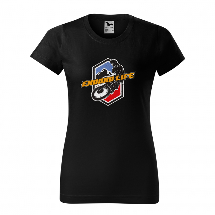 Tricou, idee de cadou, pentru motociclisti de enduro motocross, Enduro Life Shield [4]