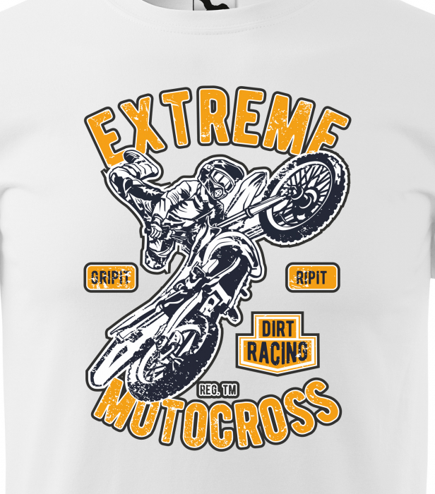 Tricou, idee de cadou, pentru motociclisti de enduro motocross, Extreme Dirt Racing Motocross [2]
