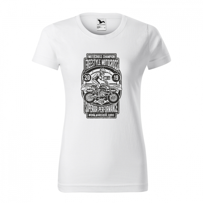 Tricou, idee de cadou, pentru motociclisti de enduro motocross, Freestyle Motocross Performance [3]