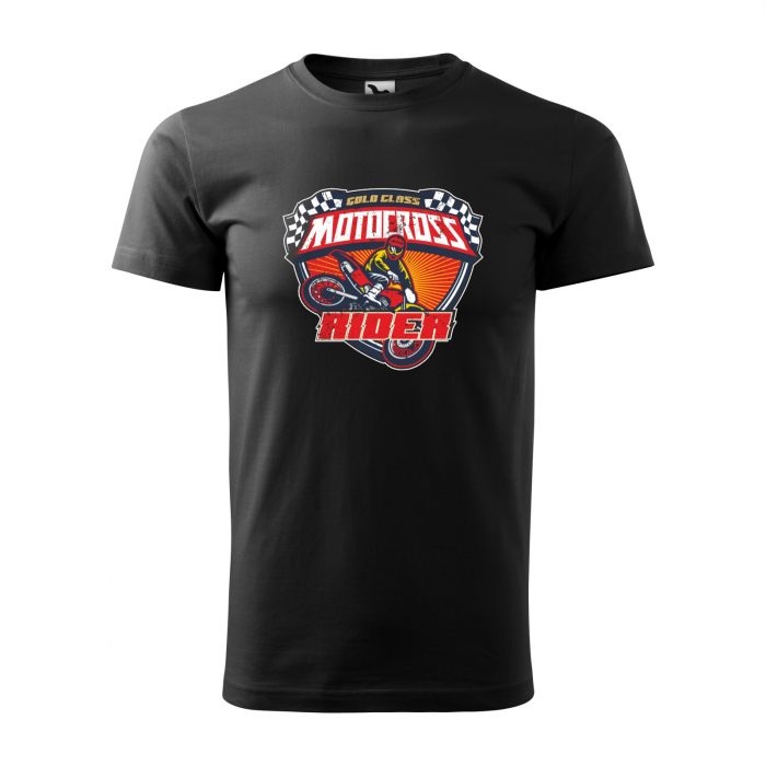 Tricou, idee de cadou, pentru motociclisti de enduro motocross, Gold Class Motocross Rider [2]