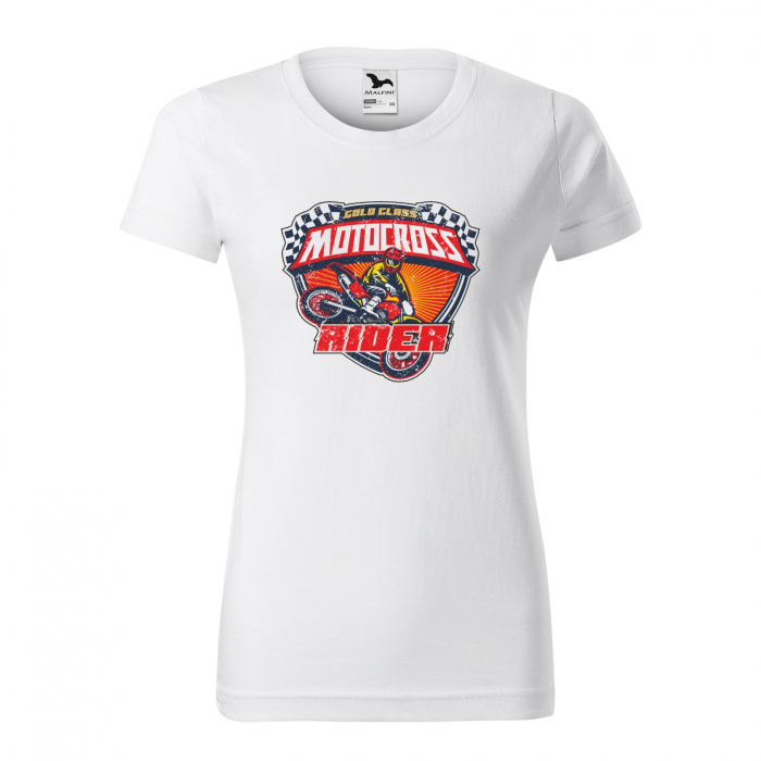 Tricou, idee de cadou, pentru motociclisti de enduro motocross, Gold Class Motocross Rider [3]