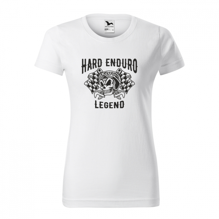 Tricou, idee de cadou, pentru motociclisti de enduro motocross, Hard Enduro Legend Skull [3]