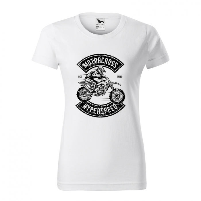 Tricou, idee de cadou, pentru motociclisti de enduro motocross, Motocross Hyperspeed [1]