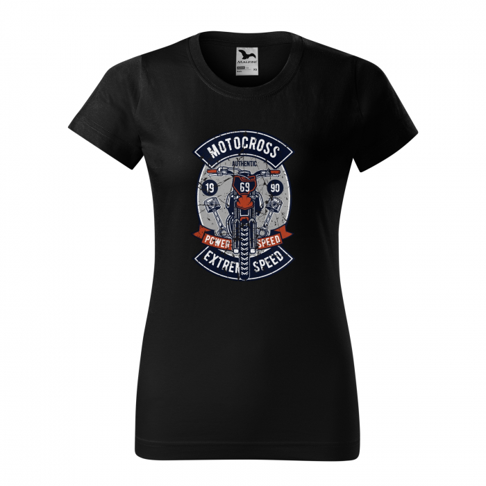 Tricou, idee de cadou, pentru motociclisti de enduro motocross, Vintage Enduro Motocross Extrem Speed [4]
