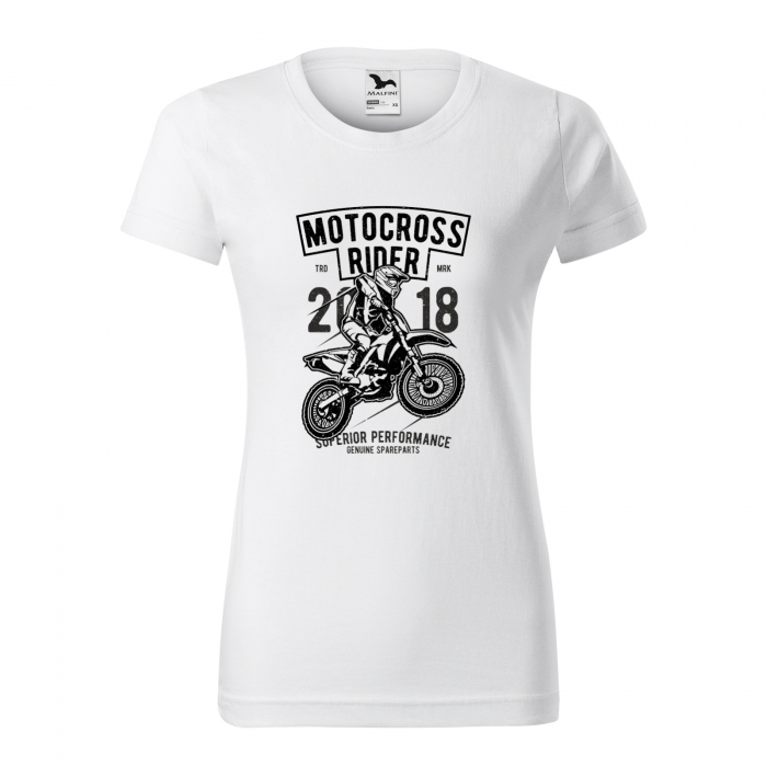 Tricou, idee de cadou, pentru motociclisti de enduro motocross, Vintage Motocross Rider [3]