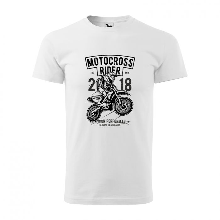 Tricou, idee de cadou, pentru motociclisti de enduro motocross, Vintage Motocross Rider [1]