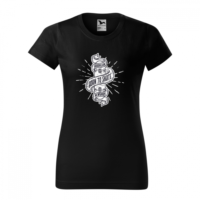 Tricou, idee de cadou, pentru pasionatii de skateboard, Born to Skate New York [1]