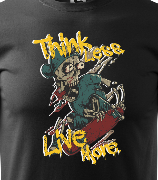 Tricou, idee de cadou, pentru pasionatii de skateboard, Breaking Bones [2]