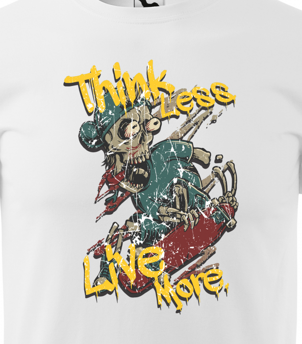 Tricou, idee de cadou, pentru pasionatii de skateboard, Breaking Bones [2]