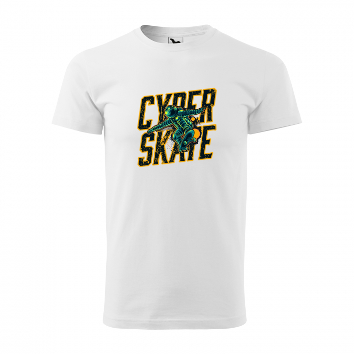 Tricou, idee de cadou, pentru pasionatii de skateboard, CyberSkate in the Sky [1]