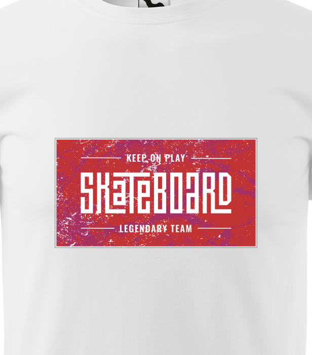 Tricou, idee de cadou, pentru pasionatii de skateboard, Keep On Playing Legendary Team [2]