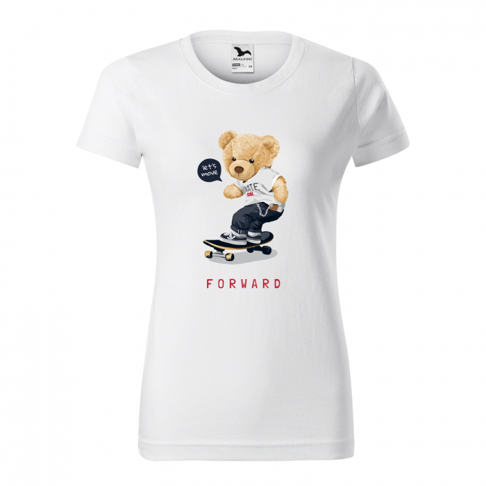 Tricou, idee de cadou, pentru pasionatii de skateboard, Lets Move Forward [1]