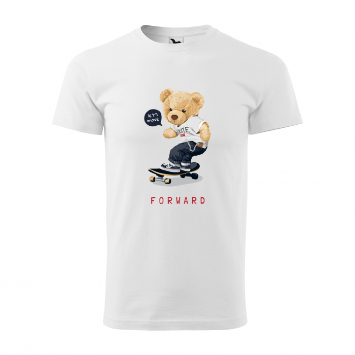 Tricou, idee de cadou, pentru pasionatii de skateboard, Lets Move Forward [1]